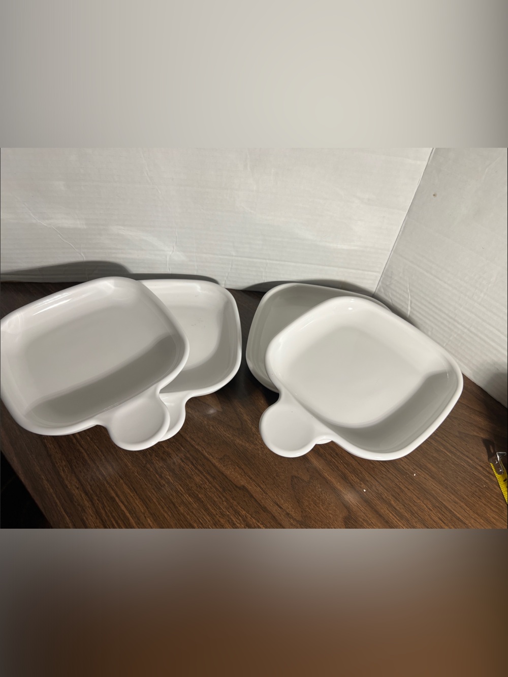 Vintage Corningware snack plates  set of 4